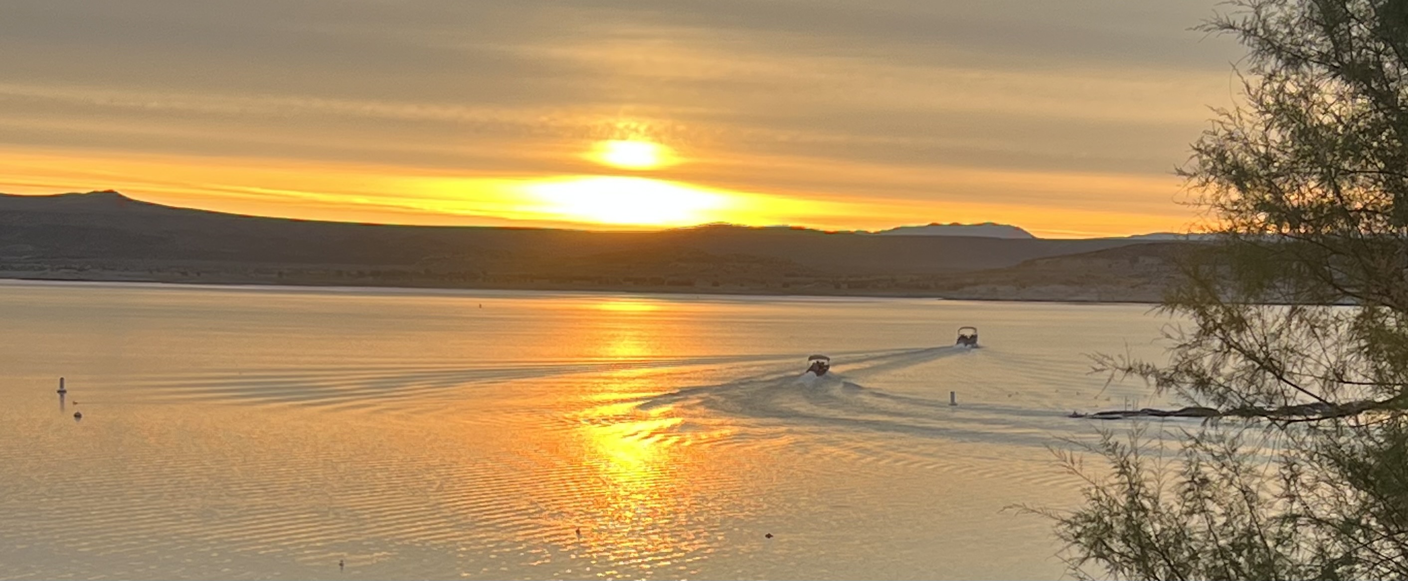 Elephant Butte Lake sunrise — Tymmber U Natural Sciences TU-101